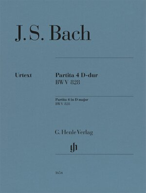 Buchcover Johann Sebastian Bach - Partita Nr. 4 D-dur BWV 828  | EAN 9790201816548 | ISBN 979-020181654-8 | ISBN 979-020181654-8