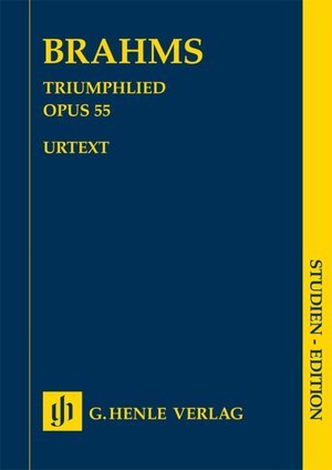 Buchcover Johannes Brahms - Triumphlied op. 55  | EAN 9790201890302 | ISBN 979-020189030-2 | ISBN 979-020189030-2
