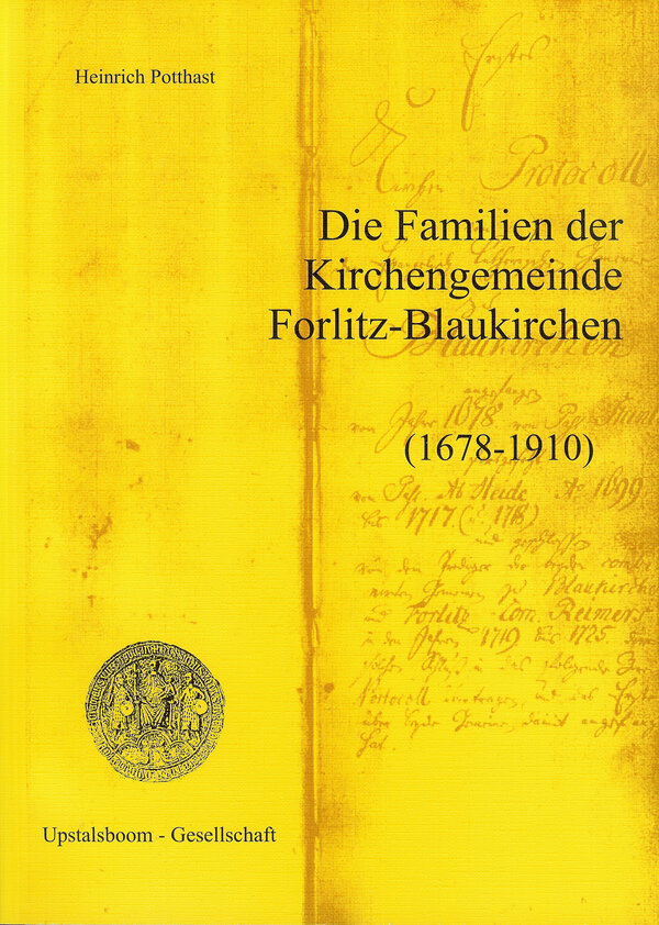 Die Familien der Kirchengemeinde ForlitzBlaukirchen (16781910