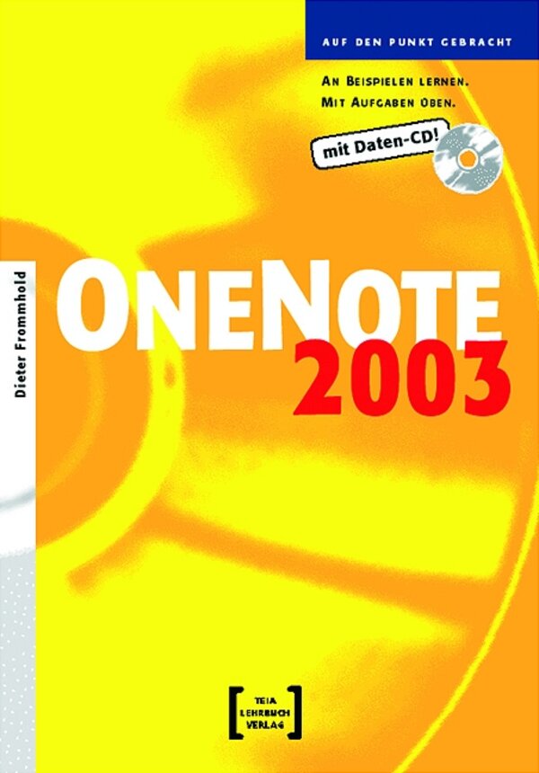 OneNote 2003 | Dieter Frommhold | Taschenbuch | ISBN ...