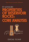 Buchcover Properties of Reservoir Rocks: Core Analysis (English Edition)