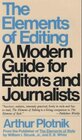 Buchcover The Elements of Editing: A Modern Guide for Editors and Journalists