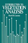 Buchcover An Introduction to Vegetation Analysis: Principles, practice and interpretation