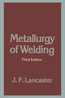 Buchcover Metallurgy of Welding