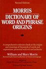 Buchcover Morris Dictionary of Word and Phrase Origins