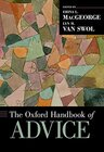 Buchcover The Oxford Handbook of Advice (Oxford Handbooks)