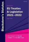 Buchcover Blackstone's EU Treaties & Legislation 2021-2022. Nigel Foster