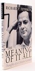 Buchcover The Meaning Of It All: Thoughts Of A Citizen-scientist (Helix Books)