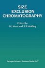 Buchcover Size Exclusion Chromatography