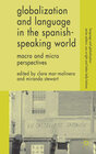 Buchcover Globalization and Language in the Spanish Speaking World
