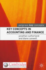 Buchcover Key Concepts in Accounting and Finance