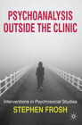 Buchcover Psychoanalysis Outside the Clinic
