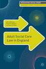 Buchcover Adult Social Care Law in England