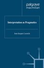 Buchcover Interpretation as Pragmatics