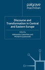 Buchcover Discourse and Transformation in Central and Eastern Europe