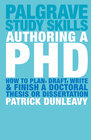 Buchcover Authoring a PhD