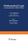 Buchcover Mathematical logic: An introduction to model theory
