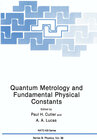 Buchcover Quantum Metrology and Fundamental Physical Constants