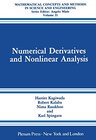 Buchcover Numerical Derivatives and Nonlinear Analysis (Mathematical Concepts and Methods in Science and Engineering, 31)