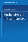 Buchcover Biochemistry of the Lanthanides