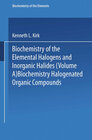 Buchcover Biochemistry of Halogenated Organic Compounds