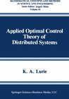 Buchcover Applied Optimal Control Theory of Distributed Systems