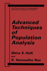 Buchcover Advanced Techniques of Population Analysis