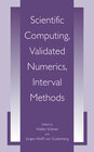 Buchcover Scientific Computing, Validated Numerics, Interval Methods