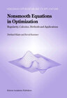 Buchcover Nonsmooth Equations in Optimization
