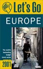 Buchcover Let's Go 2001: Europe: The World's Bestselling Budget Travel Series