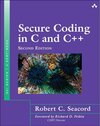 Buchcover Secure Coding in C and C++. Robert C. Seacord