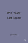 Buchcover W.B.Yeats: Last Poems