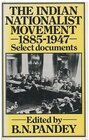 Buchcover The Indian Nationalist Movement, 1885-1947 : Select Documents / Edited by B. N. Pandey