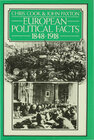 Buchcover European Political Facts, 1848-1918