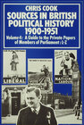 Buchcover Sources in British Political History 1900–1951