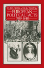 Buchcover European Political Facts 1789–1848