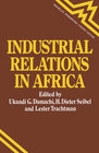 Buchcover Industrial Relations in Africa