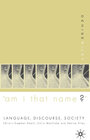 Buchcover ‘Am I That Name?’