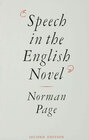Buchcover Speech in the English Novel