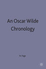 Buchcover An Oscar Wilde Chronology