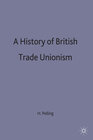 Buchcover A History of British Trade Unionism