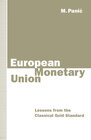Buchcover European Monetary Union