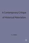 Buchcover A Contemporary Critique of Historical Materialism
