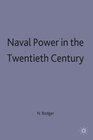 Buchcover Naval Power in the Twentieth Century