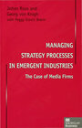 Buchcover Managing Strategy Processes in Emergent Industries