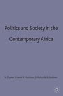 Buchcover Politics and Society in Contemporary Africa