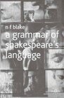 Buchcover A Grammar of Shakespeare's Language