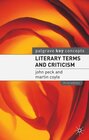 Buchcover Literary Terms and Criticism