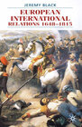 Buchcover European International Relations 1648-1815