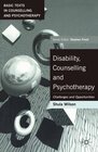 Buchcover Disability, Counselling and Psychotherapy